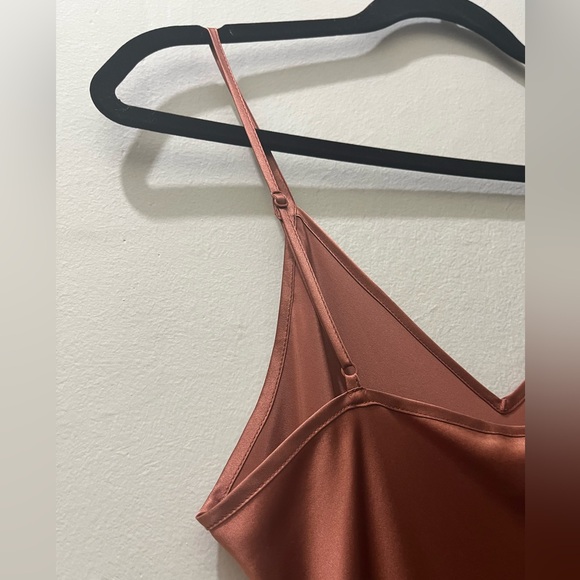 Quince Washable Silk Slip Dress in Rose Powder, Size S - Picture 12 of 16